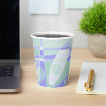 Abstrakte Surfpastel Lila grün