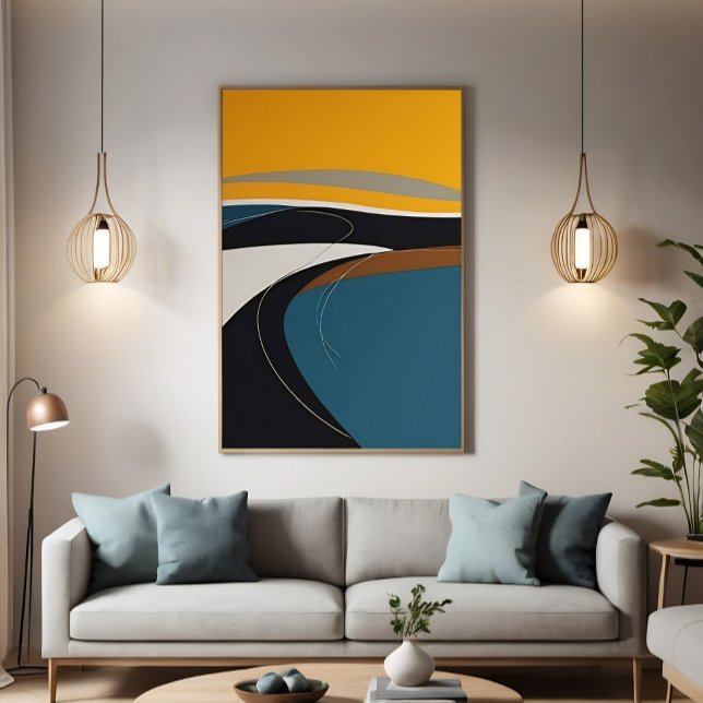 Abstrakte Symphonie Leinwanddruck (Von Creator hochgeladen)