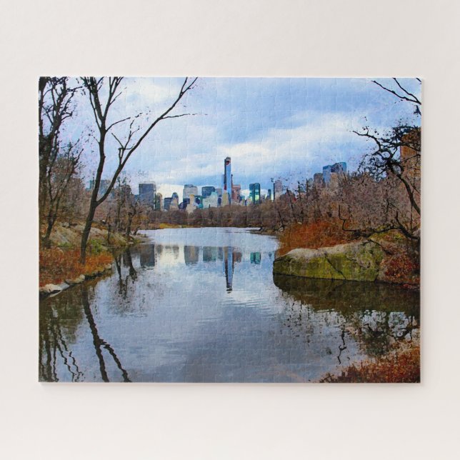 Abstrakte Szene. Central Park New York. (Horizontal)