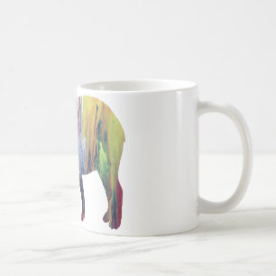 Abstrakte Tapir-Silhouette Kaffeetasse