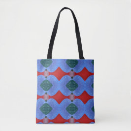 Abstrakte Tasche aus mehrfarbigem Seaglass