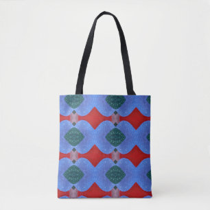 Abstrakte Tasche aus mehrfarbigem Seaglass