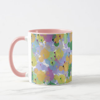 Abstrakte Tasse in der Farbpalette - Lebhafter kün
