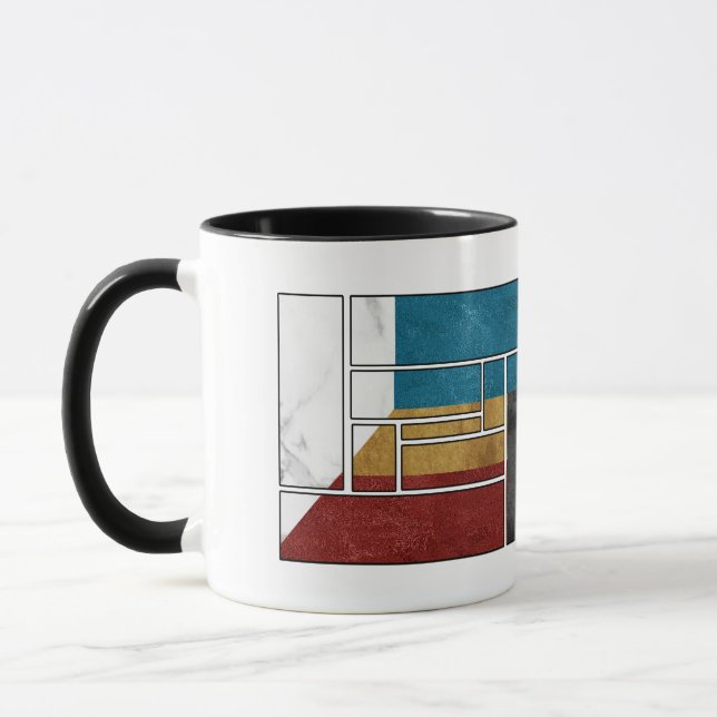 Abstrakte Tassendesigns Tasse (Links)