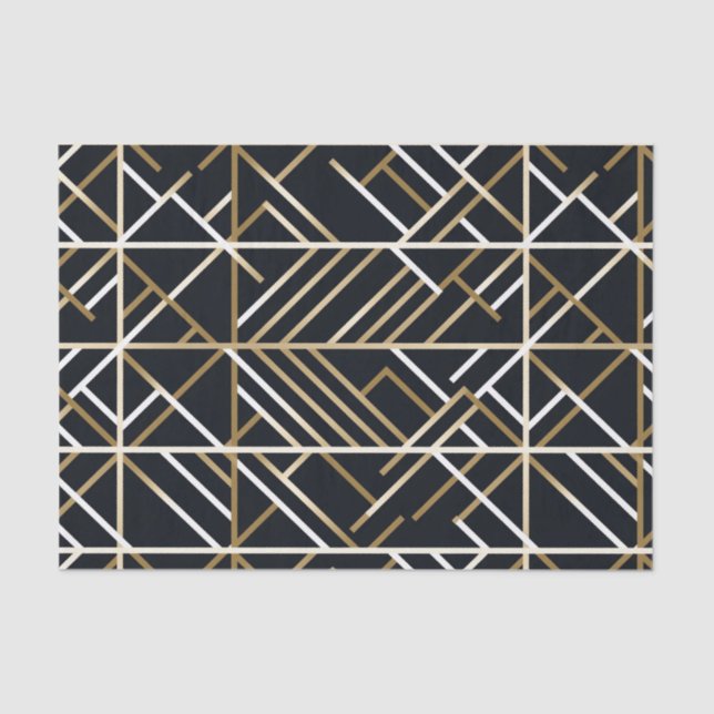 Abstrakte Tessellation - Fernsby Seidenpapier (Vorderseite)