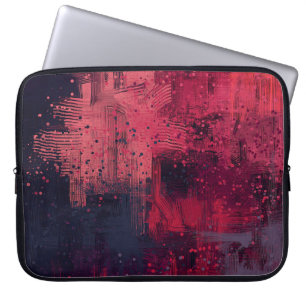 Abstrakte Textur. 2d Abbildung. Ausdruckskraft Laptopschutzhülle