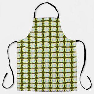abstrakte Textur, buntes Gingham-Muster, modern Schürze