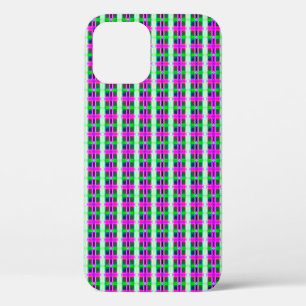abstrakte Textur, kariertes Farbmuster, Retroteer Case-Mate iPhone Hülle