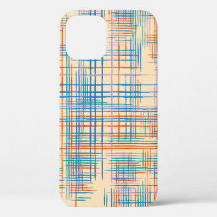 Abstrakte Textur mit Kreuzstreifen. Modern Pat Case-Mate iPhone Hülle
