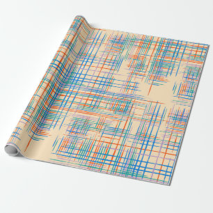 Abstrakte Textur mit Kreuzstreifen. Modern Pat Geschenkpapier