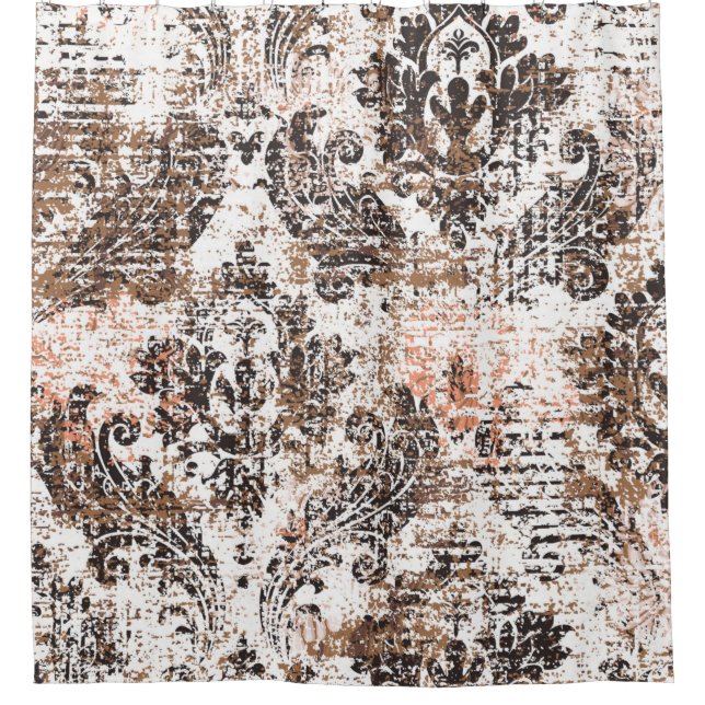 Abstrakte Textur oder Grunge Hintergrund. Kunsttex Duschvorhang (Vorderseite)