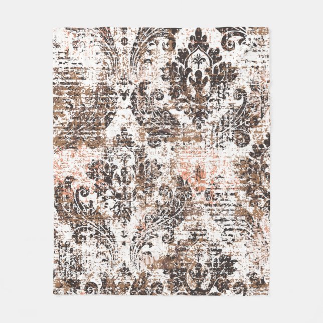 Abstrakte Textur oder Grunge Hintergrund. Kunsttex Fleecedecke (Vorderseite)