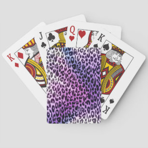 Abstrakte Textur von Tierfellen 3 Spielkarten