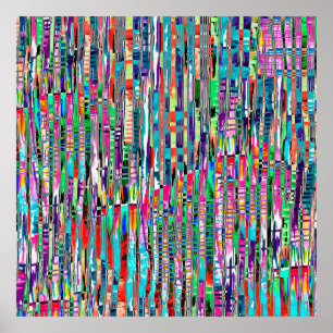 Abstrakte Textur wiederholen moderne Muster abstra Poster