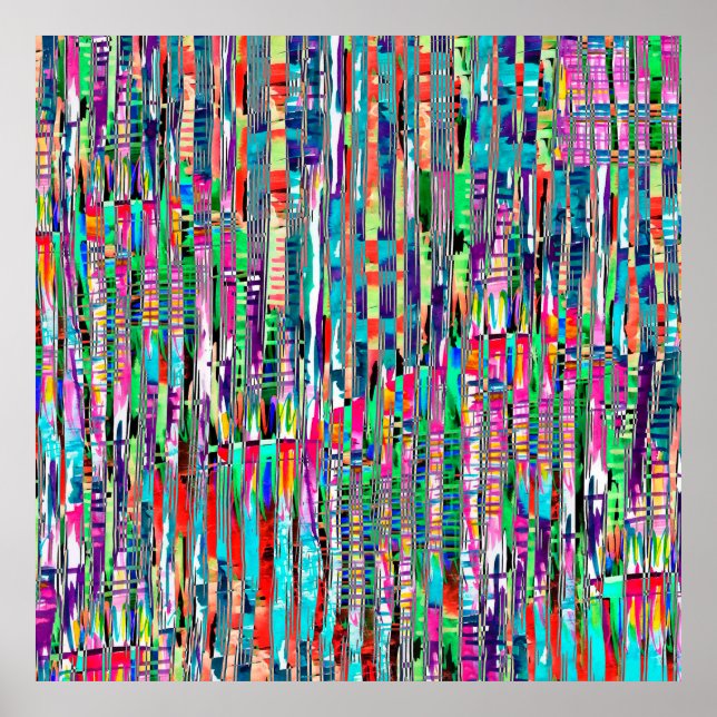 Abstrakte Textur wiederholen moderne Muster abstra Poster (Vorne)