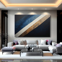 Abstrakte Texturierte Diagonale Blau Gold