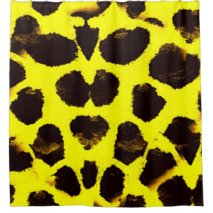 Abstrakte Tierdruckleopard Duschvorhang