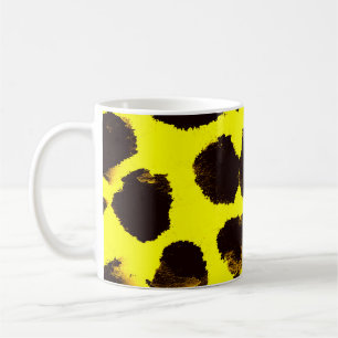 Abstrakte Tierdruckleopard Kaffeetasse