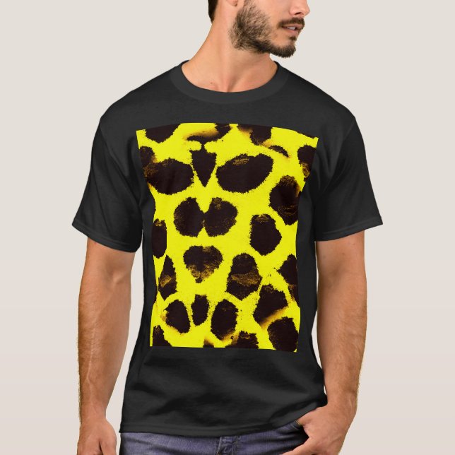 Abstrakte Tierdruckleopard T-Shirt (Vorderseite)
