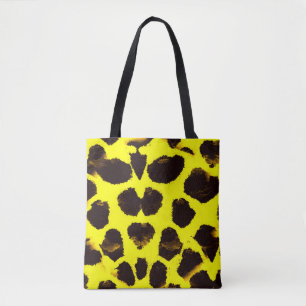 Abstrakte Tierdruckleopard Tasche