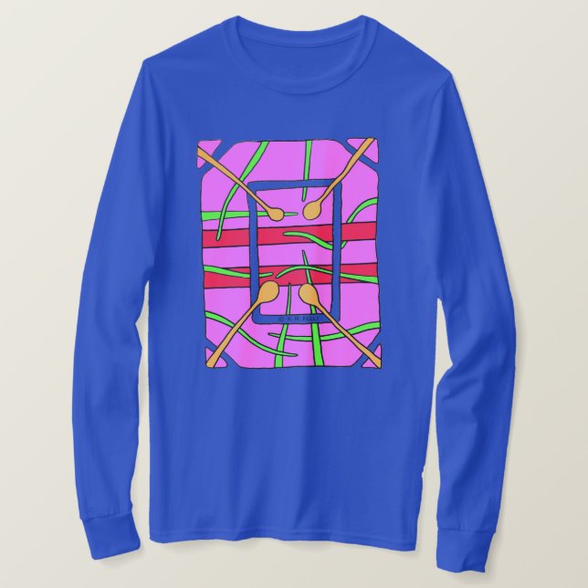 Abstrakte tragbare Kunst -  T-Shirt (Design vorne)