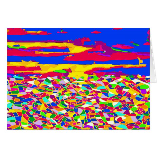 Abstrakte Transzendenzölmalerei (Vorderseite (Horizontal))