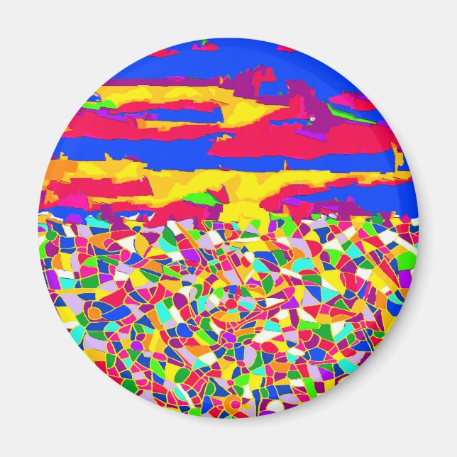 Abstrakte Transzendenzölmalerei Magnet (Vorne)