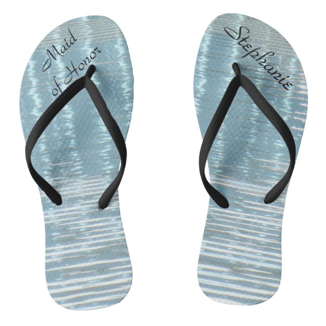 Abstrakte Trauzeugin Hochzeiten Flip Flops (Fußbett)