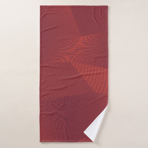Abstrakte, trendige, moderne geometrische Grafik Badehandtuch