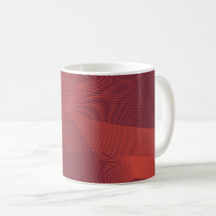 Abstrakte, trendige, moderne geometrische Grafik Kaffeetasse