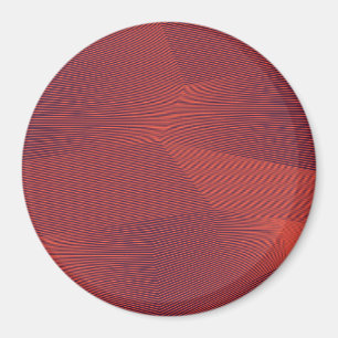 Abstrakte, trendige, moderne geometrische Grafik Magnet