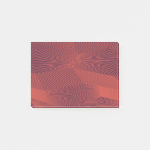 Abstrakte, trendige, moderne geometrische Grafik Post-it Klebezettel