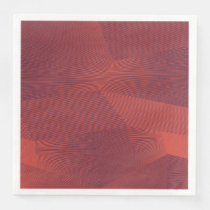Abstrakte, trendige, moderne geometrische Grafik Serviette