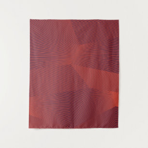 Abstrakte, trendige, moderne geometrische Grafik Wandteppich