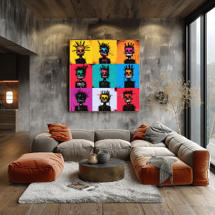 Abstrakte Tribal Graffiti-Zeichen: Fettgewebe Poster