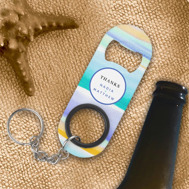 Abstrakte Tropenblütenblume Mini Flaschenöffner (Von Creator hochgeladen)