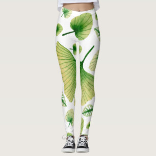 Abstrakte Tropenkunst Leggings