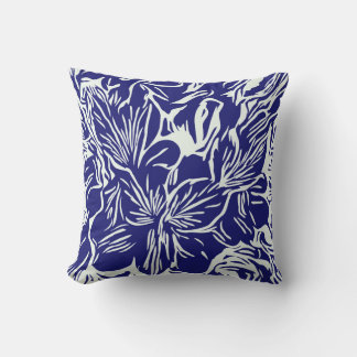 Abstrakte tropische Blume botanisch Kissen