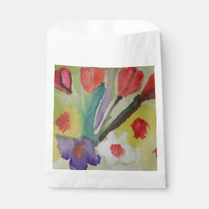 Abstrakte Tulips und Frühlingsblumen Geschenktütchen