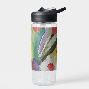 Abstrakte Tulips und Frühlingsblumen Trinkflasche