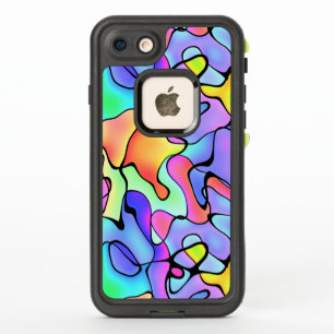 Abstrakte Tüpfelfarbe und Pen