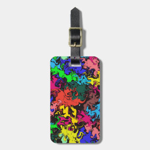 Abstrakte Twirbel / Gepäckanhänger