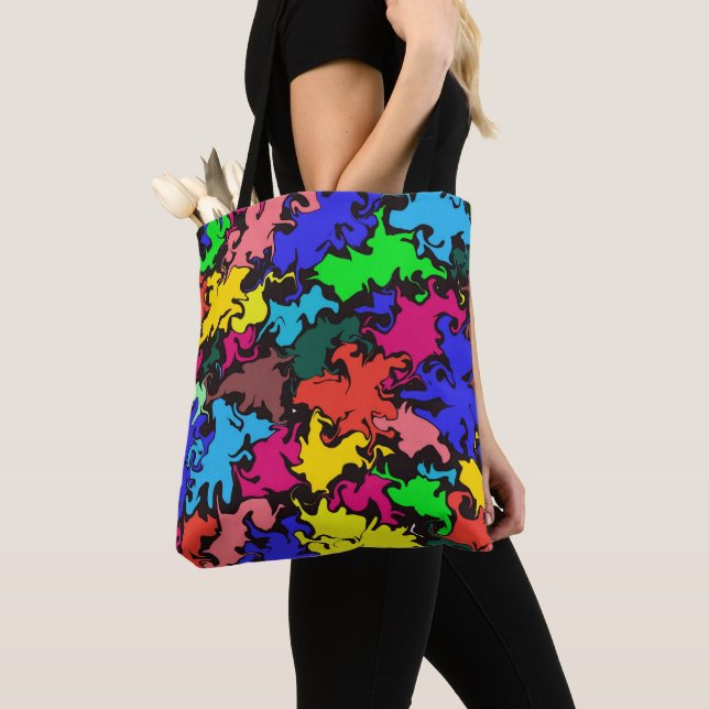 Abstrakte Twirbel / Tasche (Von Nahem)