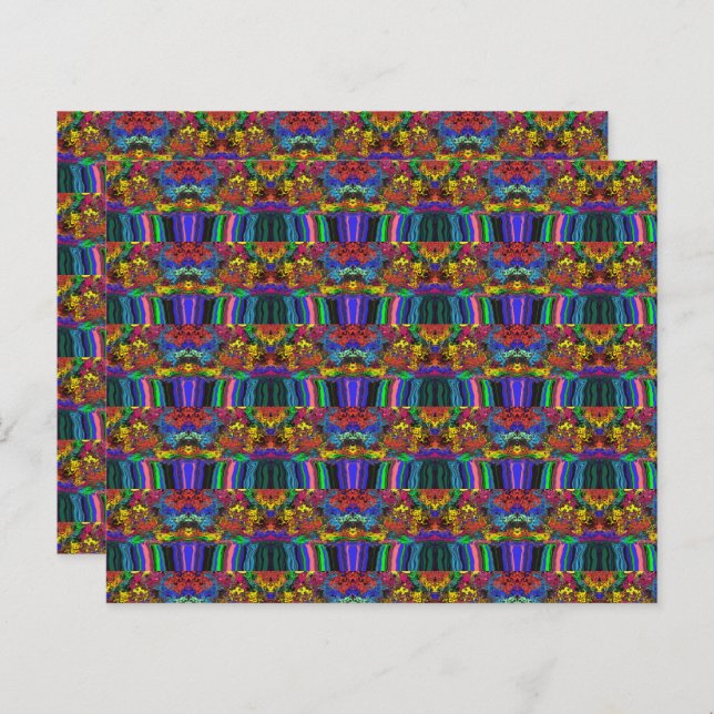 Abstrakte Twirler / gespült / halber Tropfen / (Vorne/Hinten)