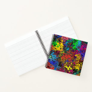 Abstrakte Twirler / Journal Notizbuch