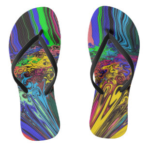 Abstrakte Twirler / Pinsel und Pinsel / Flip Flops