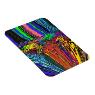 Abstrakte Twirler / Pinsel und Pinsel / Magnet