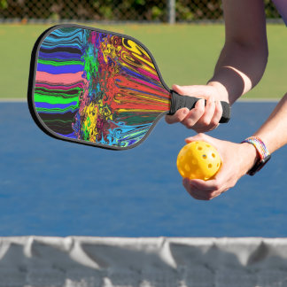 Abstrakte Twirler / Pinsel und Pinsel / Pickleball Schläger