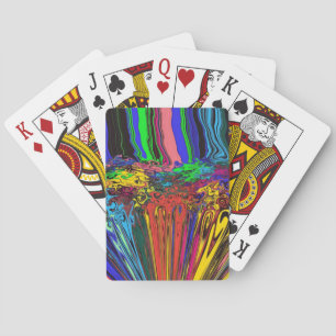 Abstrakte Twirler / Pinsel und Pinsel / Spielkarten