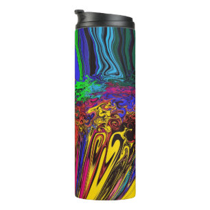 Abstrakte Twirler / Pinsel und Pinsel / Thermosbecher